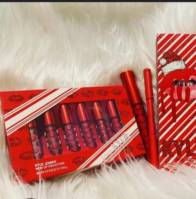 High Pigmented Lip Gloss Pack of 6 Kylie Branded Premium Lip stains