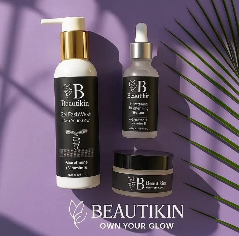 3 in 1 Whitening Cream, Face Wash & Face Serum - Complete Brightening Set