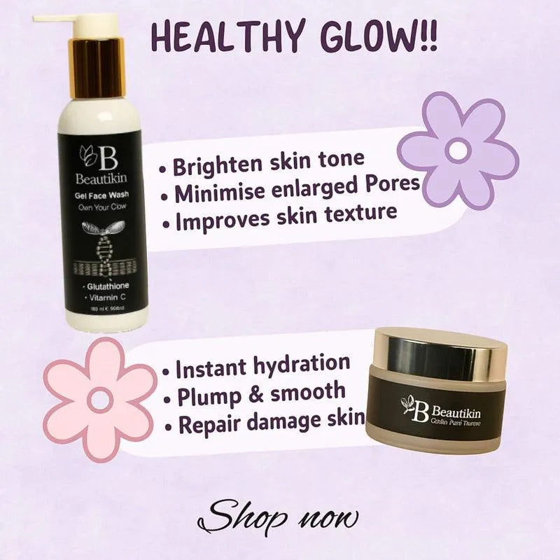 2 in 1 Face Wash & Whitening Cream - Brightening Skincare Duo